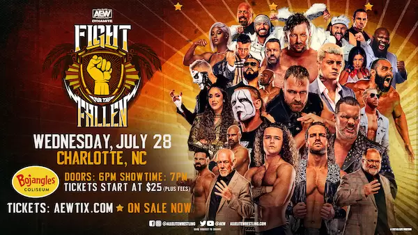 Watch Wrestling AEW Fight For The Fallen 2021 7/28/21 Live Online