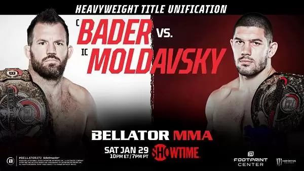 Watch Wrestling Bellator 273 Bader vs. Moldavsky 1/29/22