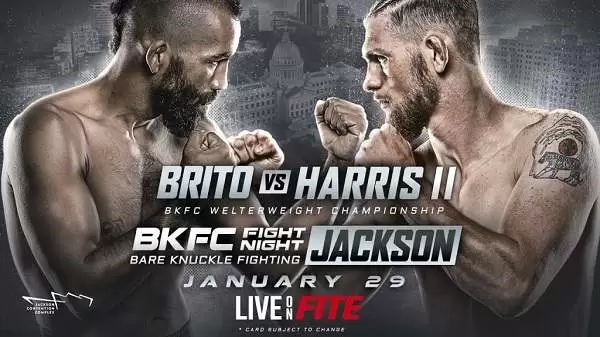 Watch Wrestling BKFC Fight Night Jackson: Elvin Leon Brito vs Kaleb Harris II 1/29/22