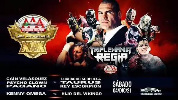 Watch Wrestling Lucha Libre AAA Worldwide TripleMania Regia 2021 12/4/21