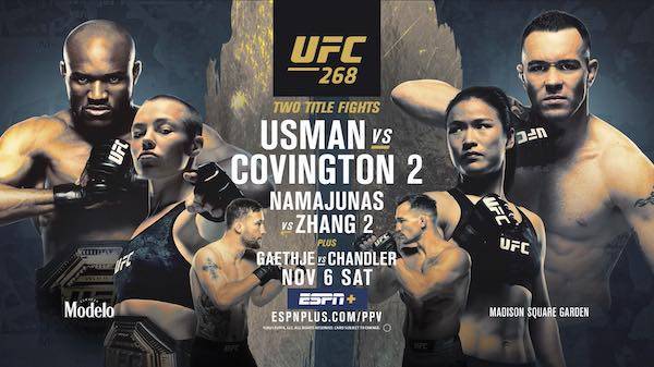 Watch Wrestling UFC 268: Usman vs. Covington 2