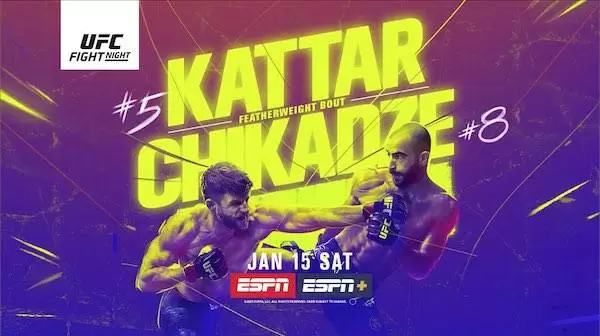 Watch Wrestling UFC Fight Night Vegas 46: Kattar vs. Chikadze