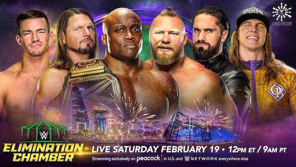 Watch Wrestling WWE Elimination Chamber 2022 2/19/22 PPV Online Live