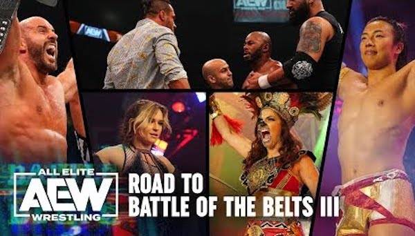 Watch Wrestling AEW Road to Battle of the Belts III 8/6/22