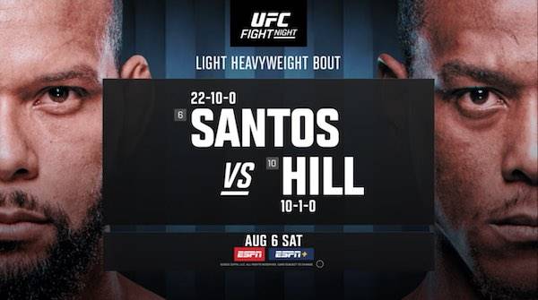 Watch Wrestling UFC Fight Night Vegas 59: Santos vs. Hill – Beautiful Violence 8/6/22