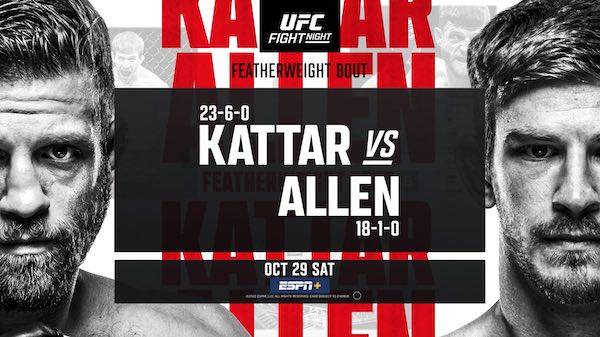 Watch Wrestling UFC Fight Night Vegas 63: Kattar vs. Allen 10/29/22