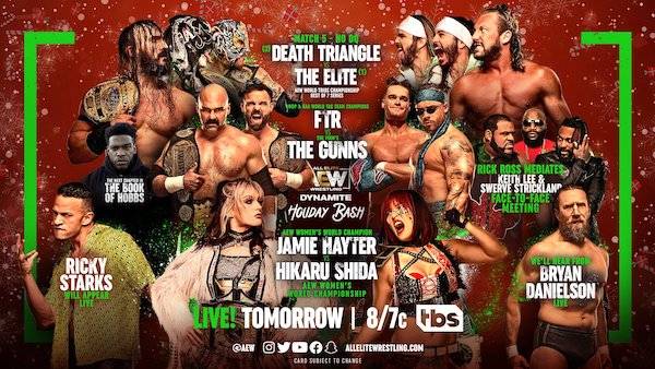 Watch Wrestling AEW Dynamite Live: Holiday Bash 2022 12/21/22