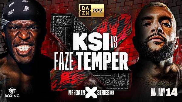 Watch Wrestling KSI vs. Faze 1/14/23