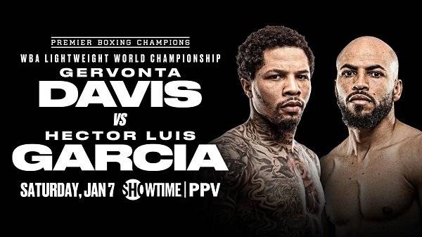 Watch Wrestling Showtime Boxing PCB: Gervonta Davis vs. Hector Luis Garcia 1/7/23