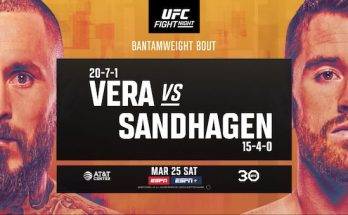 Watch Wrestling UFC Fight Night San Antonio: Vera vs. Sandhagen 3/25/23 Live