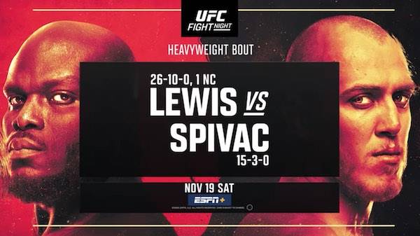 Watch Wrestling UFC Fight Night Vegas 65: Lewis vs. Spivac 11/19/22