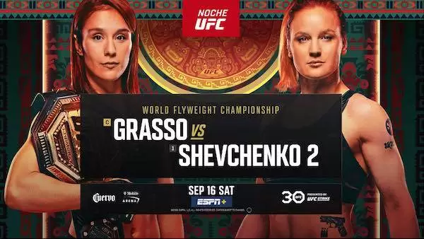 Watch Wrestling Noche UFC Fight Night: Grasso vs Shevchenko 2 9/16/23 16th September 2023