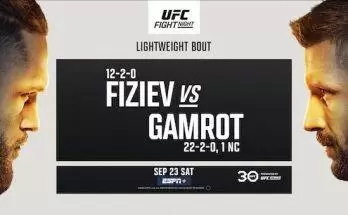 Watch Wrestling UFC Fight Night Vegas 79: Fiziev vs Gamrot 9/23/23 23rd September 2023 Live Online