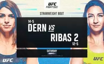 Watch Wrestling UFC Fight Night Vegas 101: Dern vs Ribas 2 1/11/25 11th January 2025